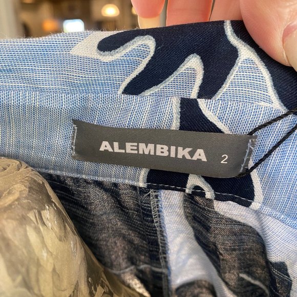 Alembika Floral Island Print Button Midi Dress - US Size (8/10) - Picture 4 of 8